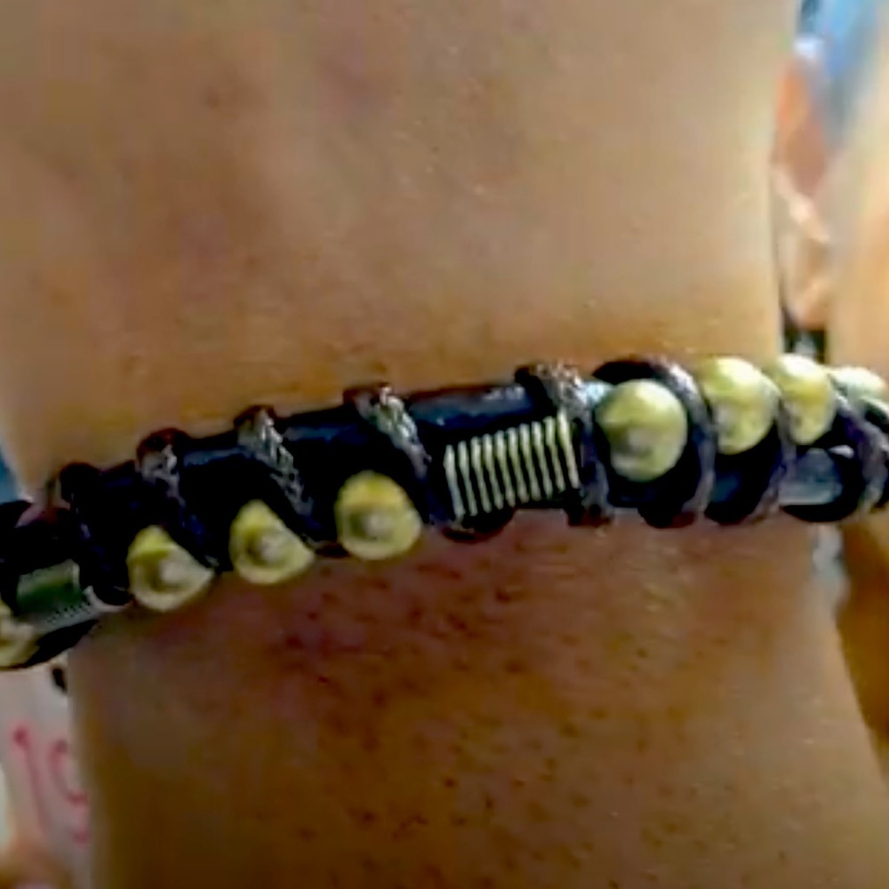 Genuine leather bracelet